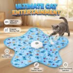 FEELNEEDY Electric Cat Toy with Feather & LED Light - Image 5