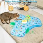 FEELNEEDY Electric Cat Toy with Feather & LED Light - Image 3