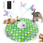 FEELNEEDY Electric Cat Toy with Feather & LED Light - Image 4