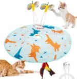 FEELNEEDY Electric Cat Toy with Feather & LED Light - Image 6